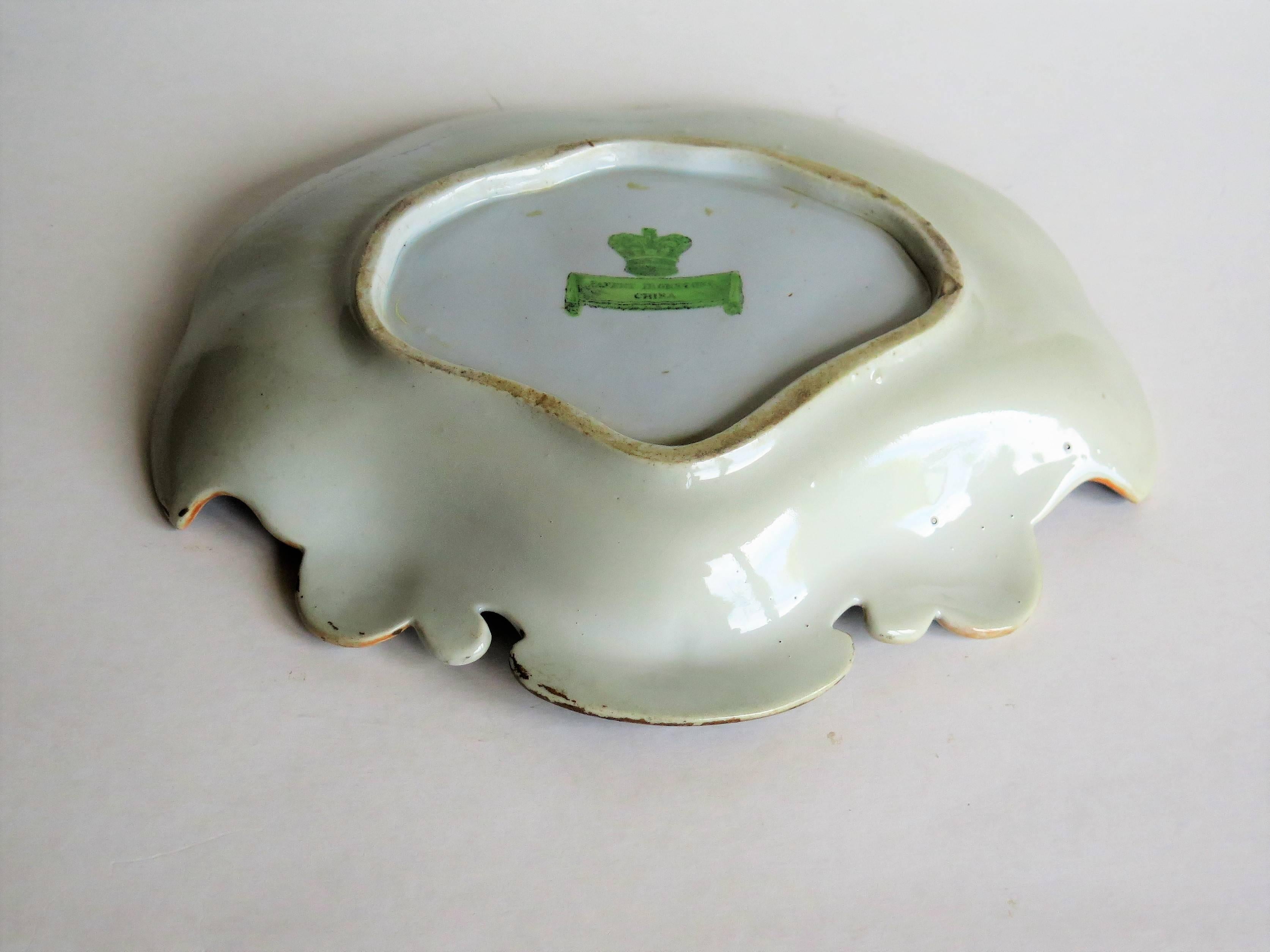 Rare Early Mason's Ironstone Shell Dish Chinese Scroll Pattern, Circa 1820 In Good Condition In Lincoln, Lincolnshire