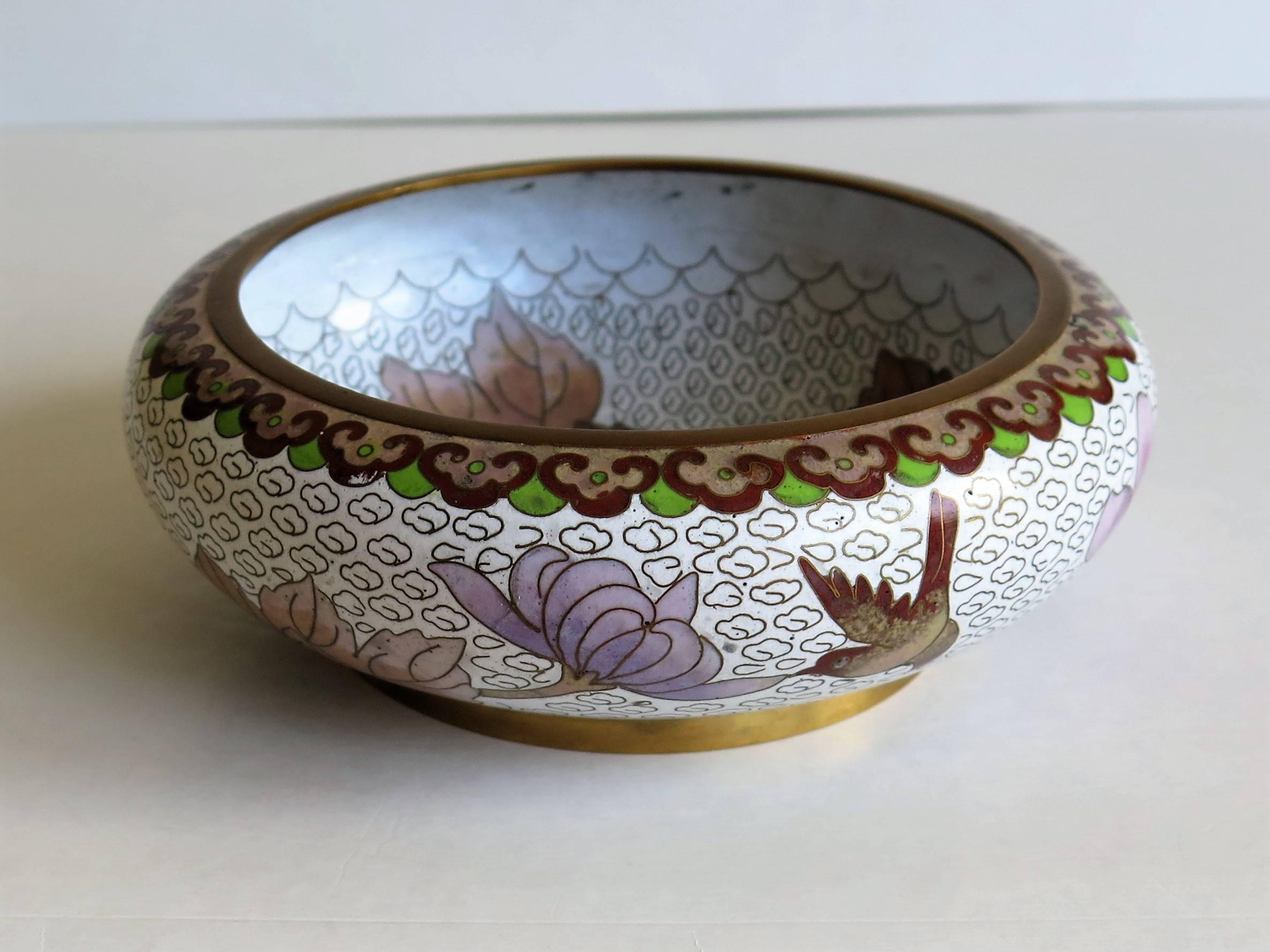 chinese cloisonne bowl
