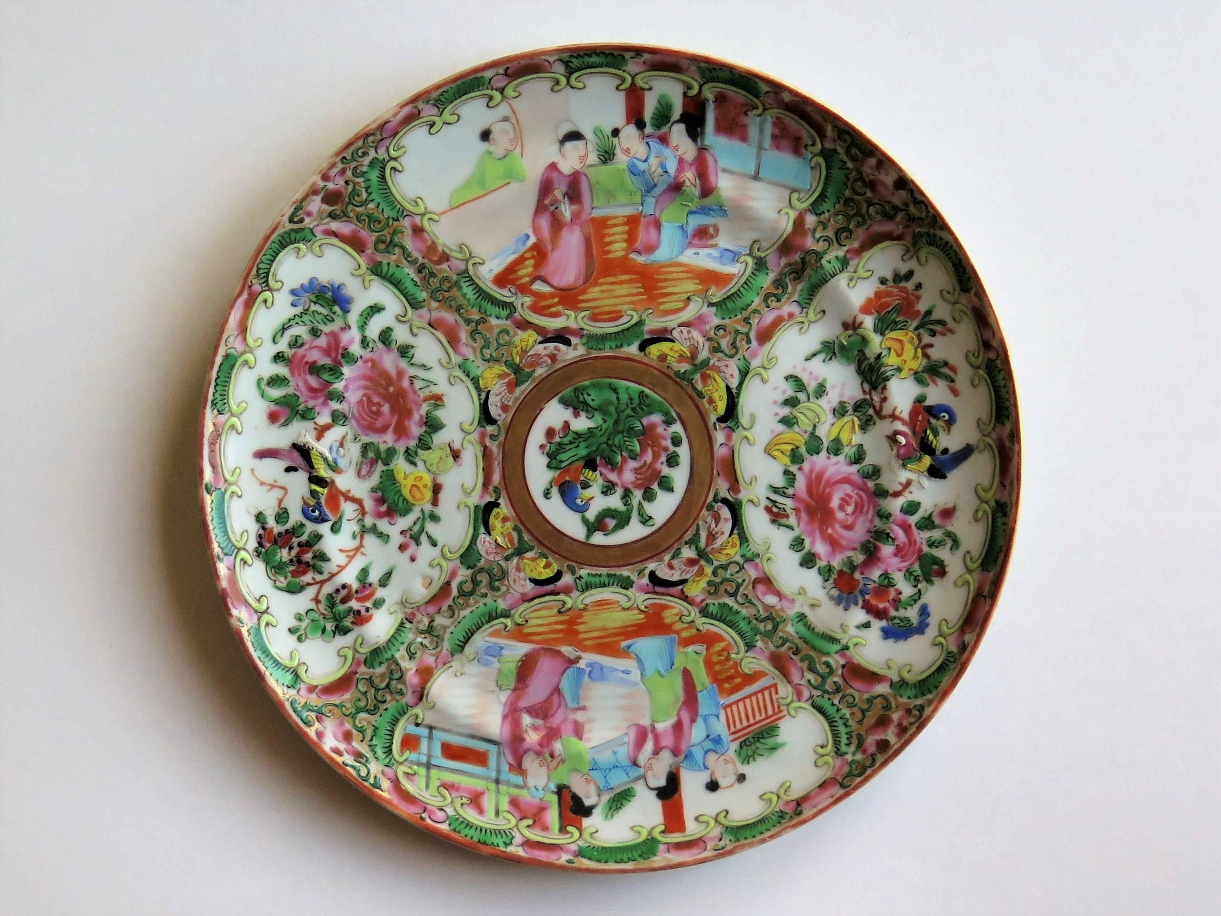 rose medallion plates