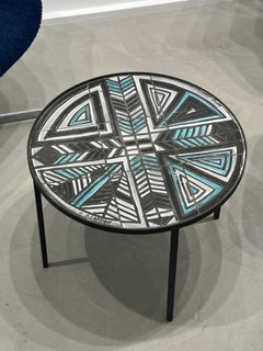 Side Table or Small Coffee Table in ceramic by Roger Capron N°CAP523
