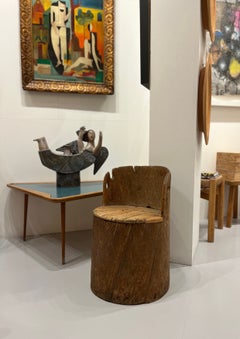 Nordic Design brutalist chair 1960's N°NDES1