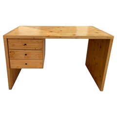 Pine desk by Ate Van Apeldoorn, circa 1970.