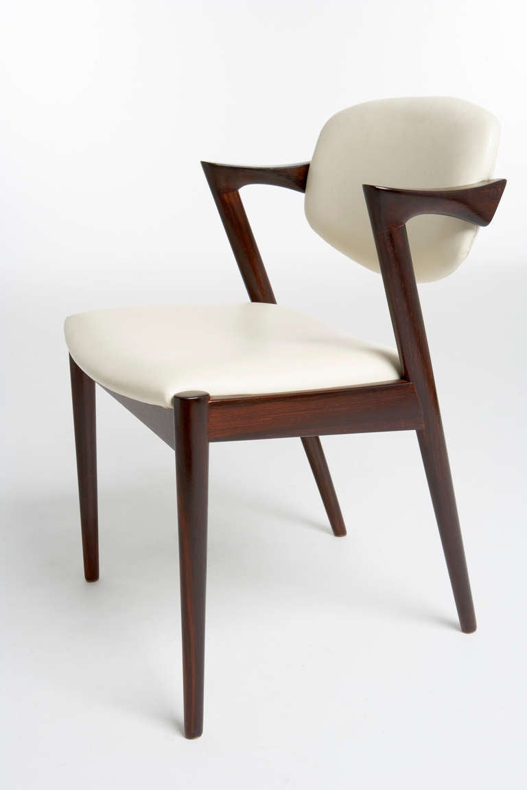 Kai Kristiansen Rosewood Dining Chairs, circa 1957-1970 In Excellent Condition In London, GB