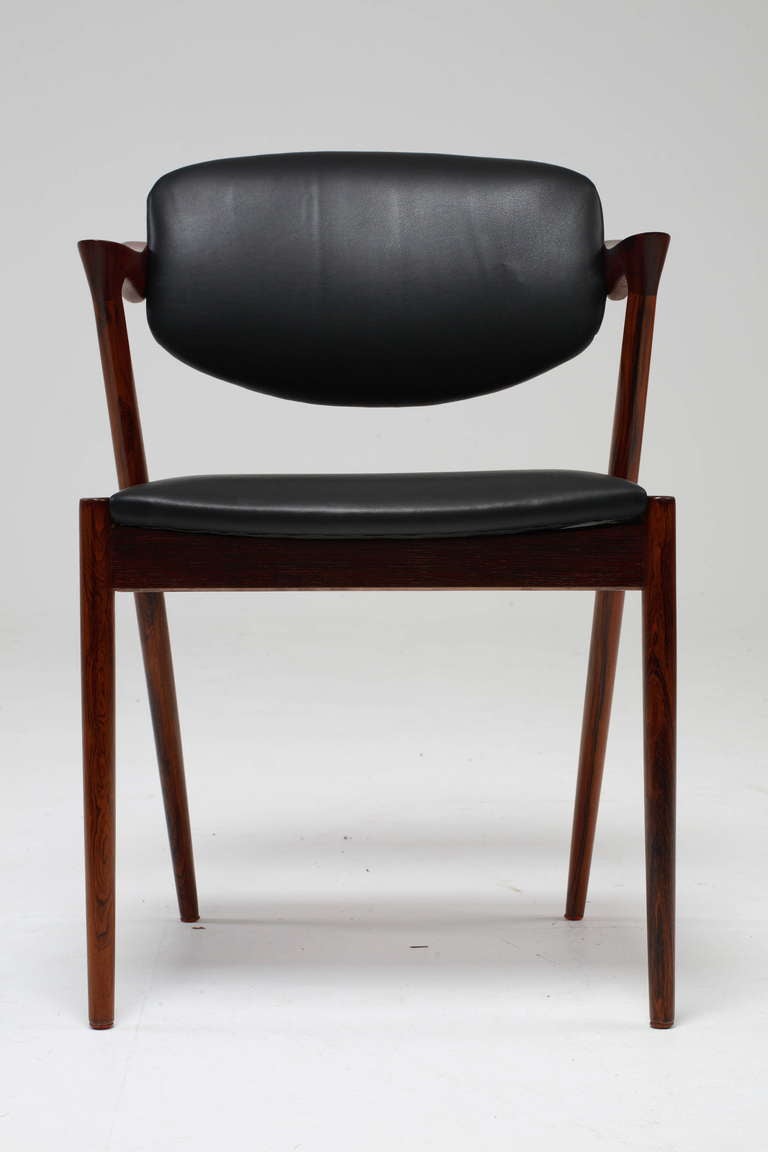 Kai Kristiansen Rosewood Dining Chairs, circa 1957-1970 3