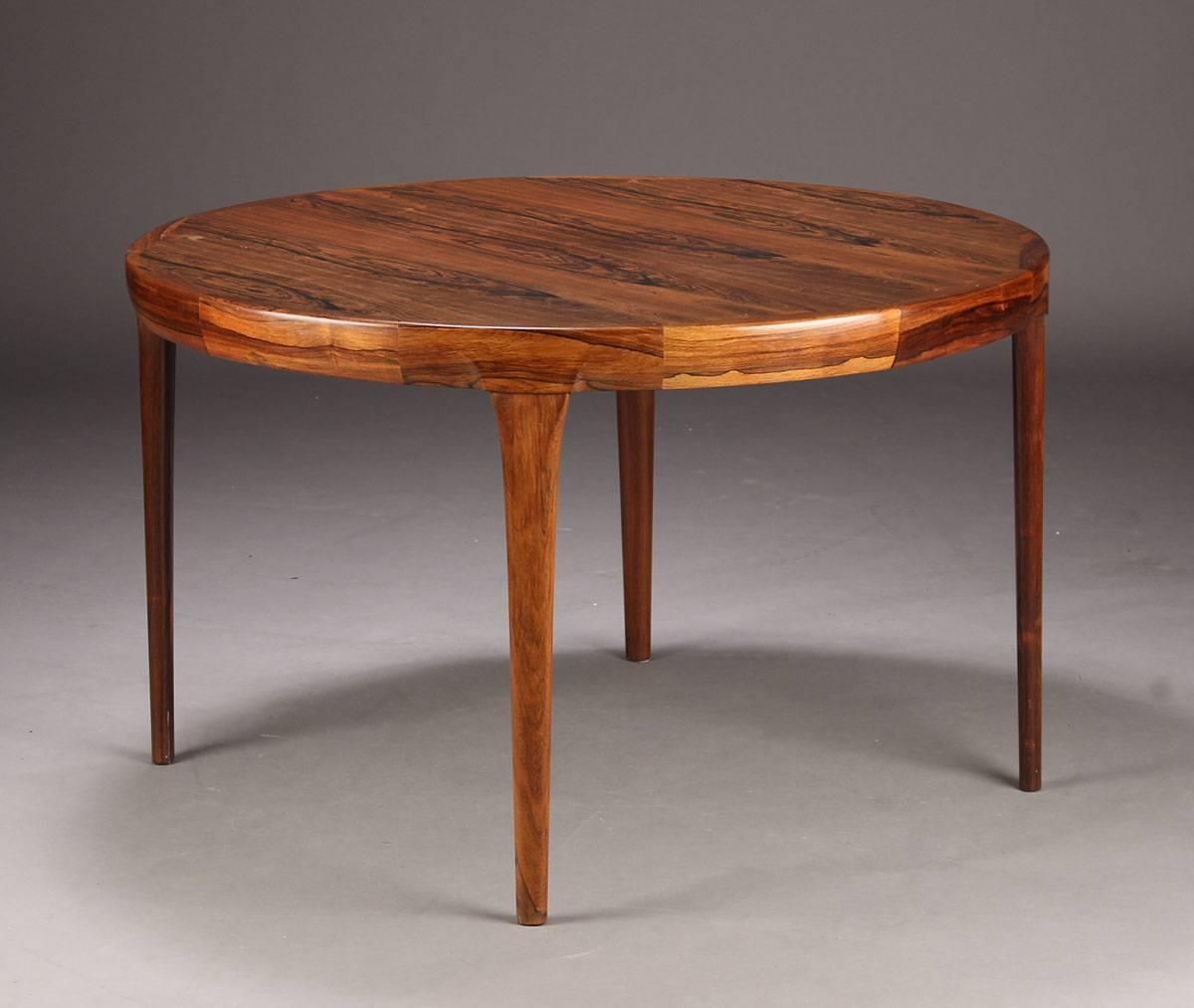 rosewood extending dining table