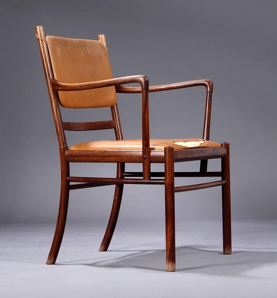 rosewood desk chair