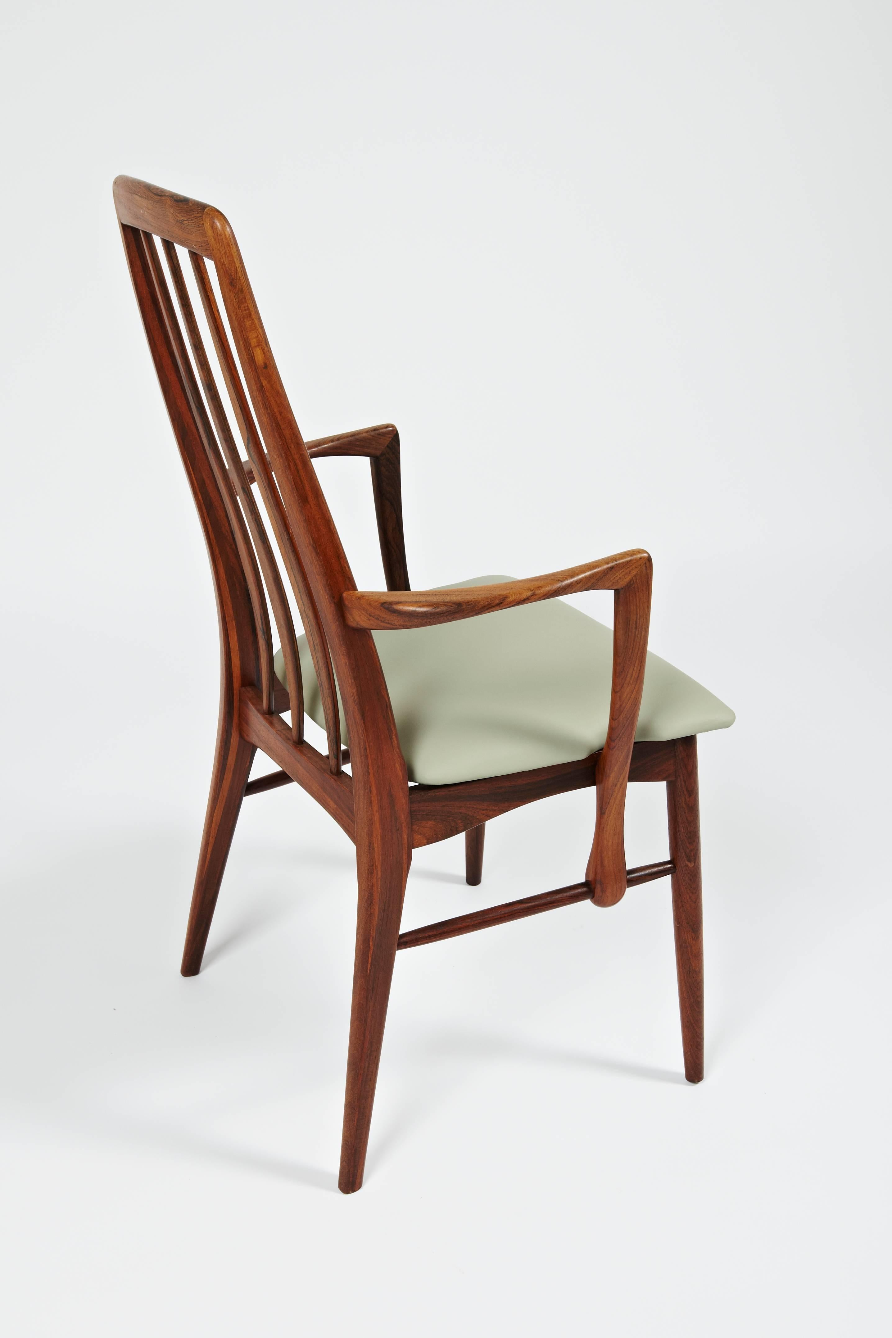 Mid-20th Century Niels Kofoed Rosewood Dining Chair with Arms, circa 1964 For Sale