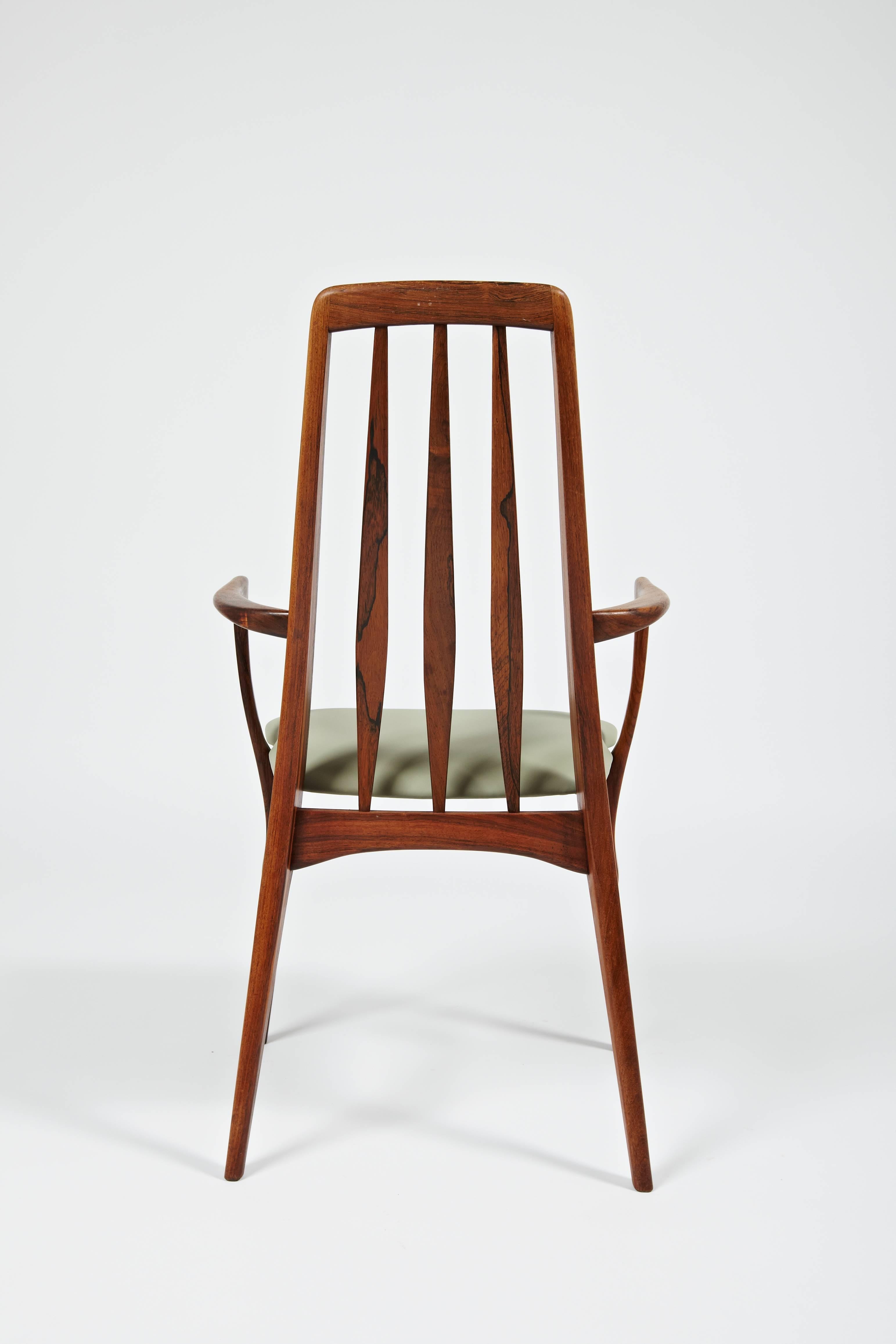 Niels Kofoed Rosewood Dining Chair with Arms, circa 1964 For Sale 4