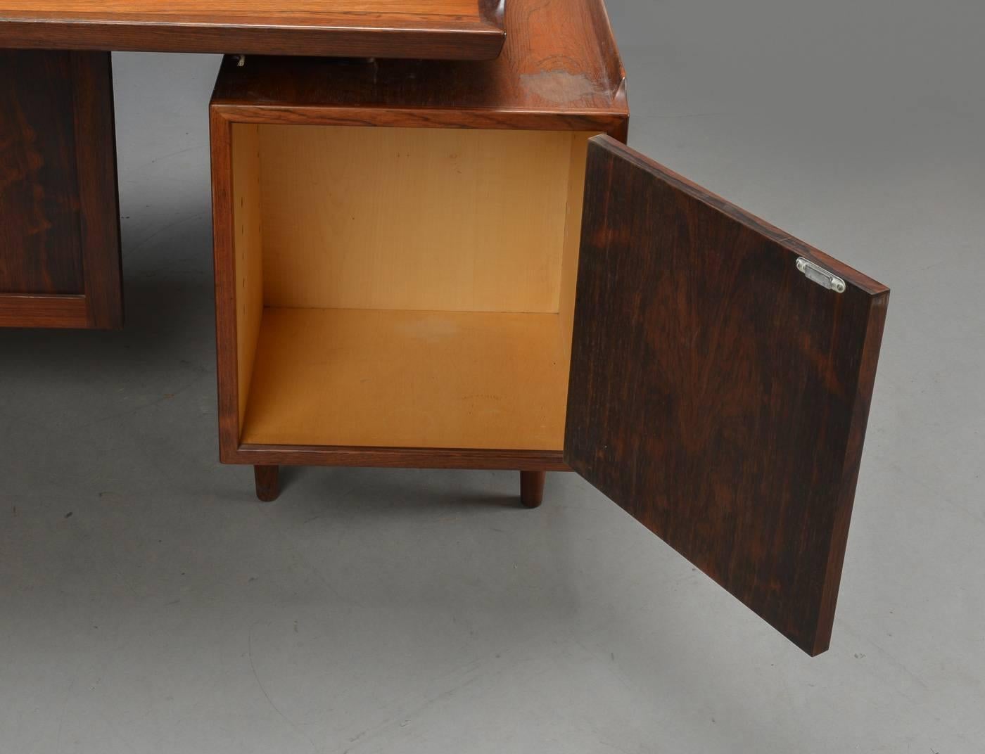 Arne Vodder Rosewood Desk and Sideboard Made by Sibast, circa 1960 For Sale 2