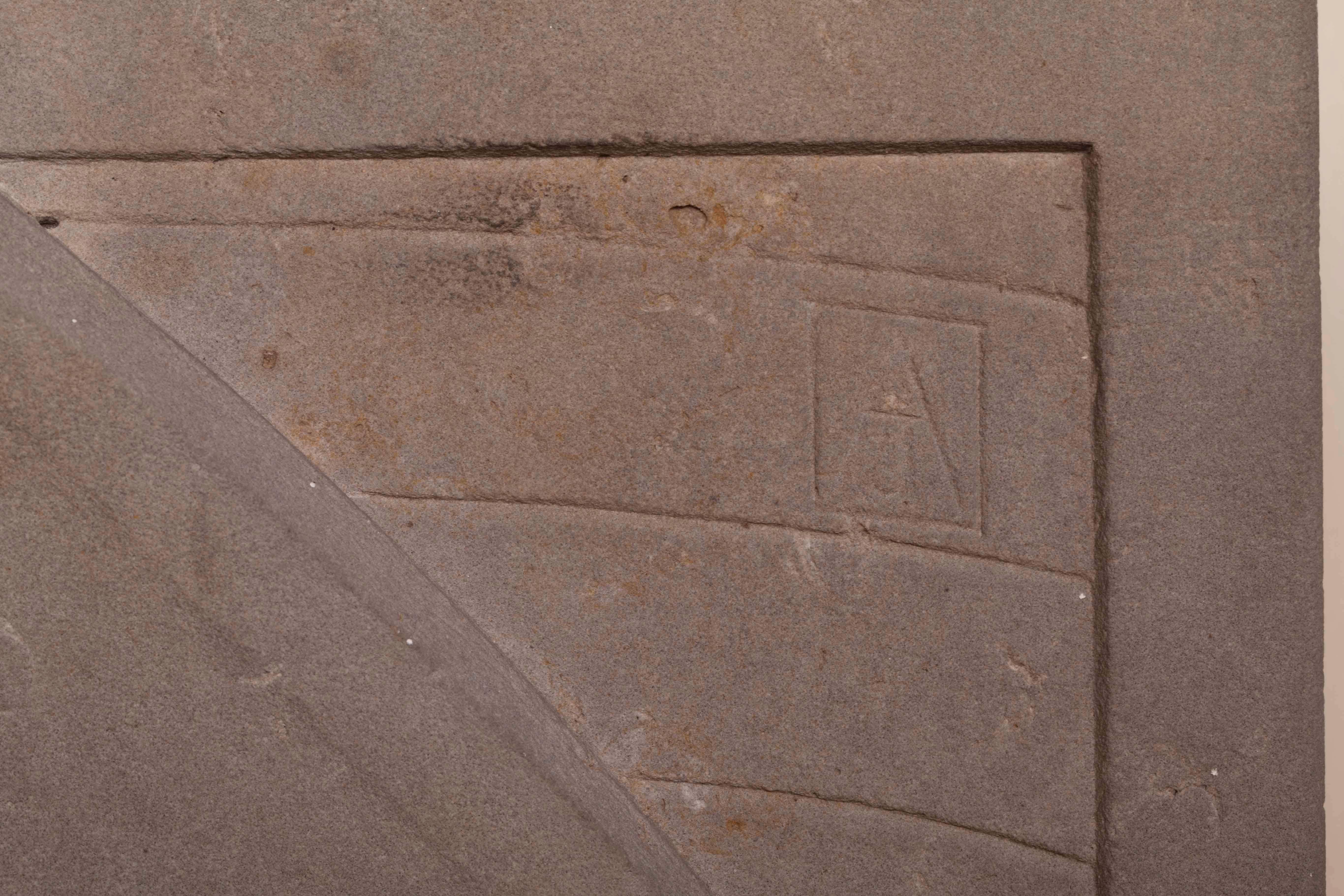 Carved Gable Stone with Eagle by Jan Altorf, 1915 For Sale