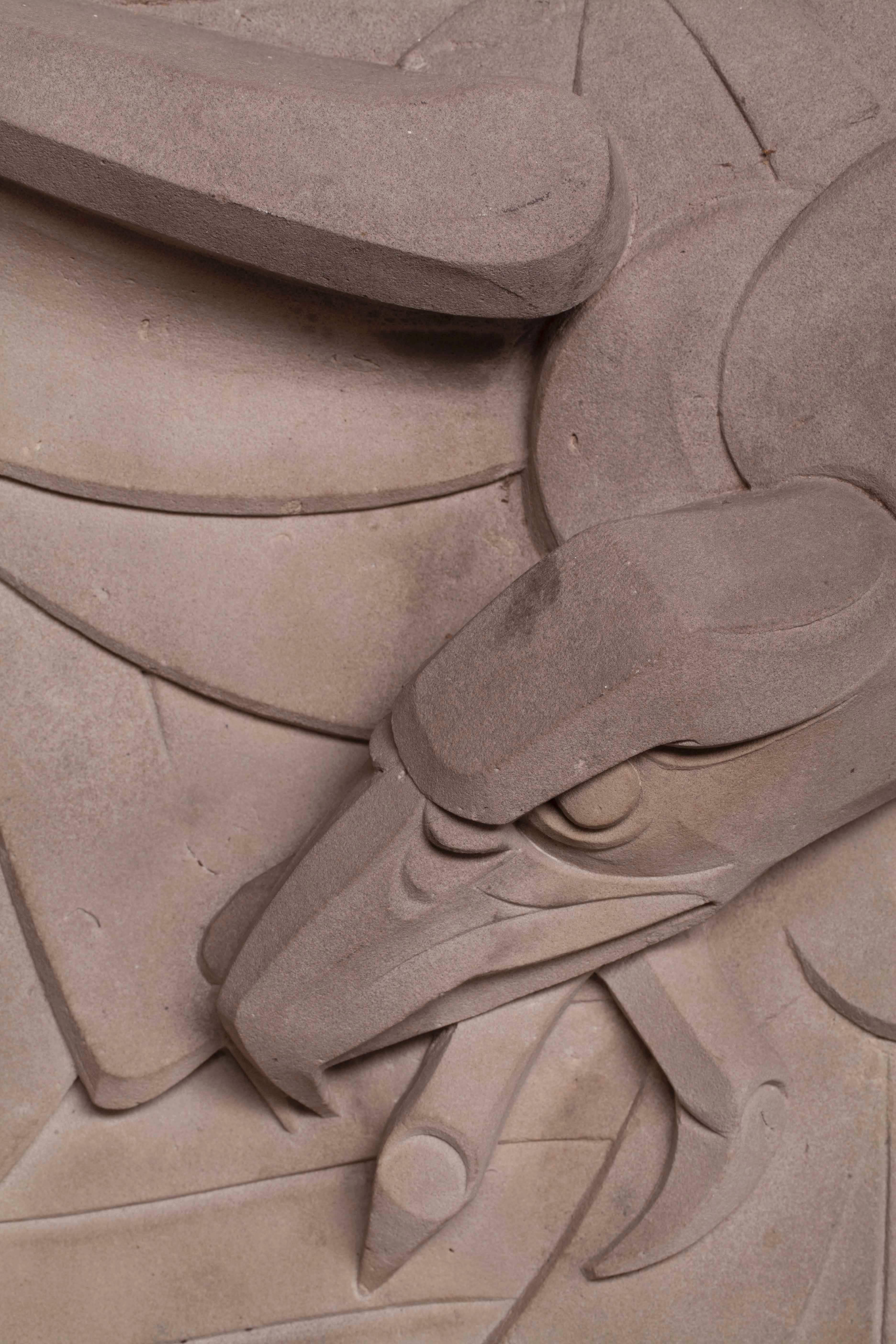 Art Deco Gable Stone with Eagle by Jan Altorf, 1915 For Sale