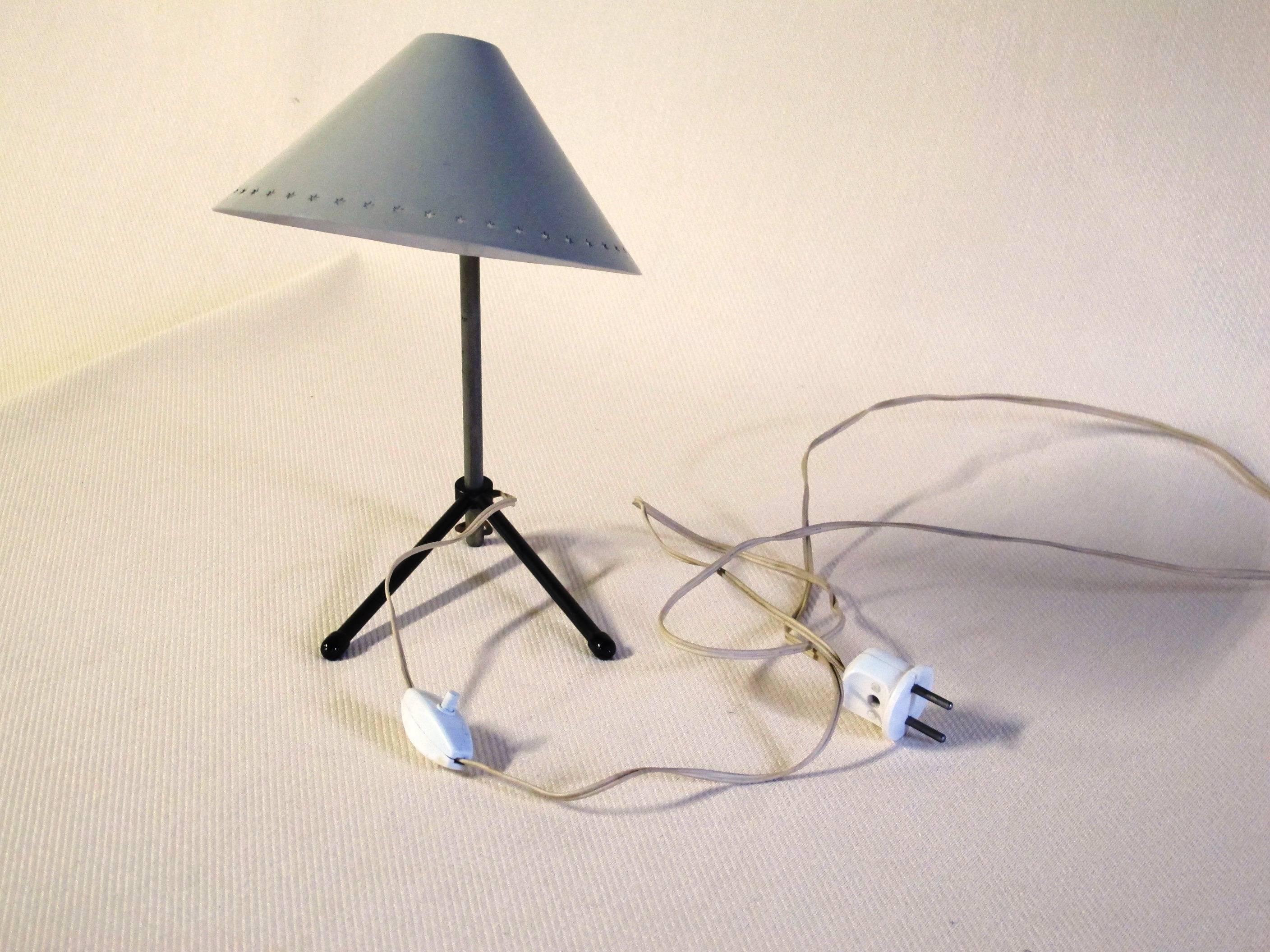 Lacquered Pinocchio Lamp by H. Busquet for Hala Zeist, 1950s For Sale