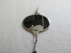 Koloman Moser for Wiener Werkstatte, Art Nouveau Silver Mouse Pendant, 1904
