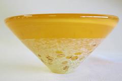 Willem Heesen, Studio Glass Bowl One-Off Piece, 1992