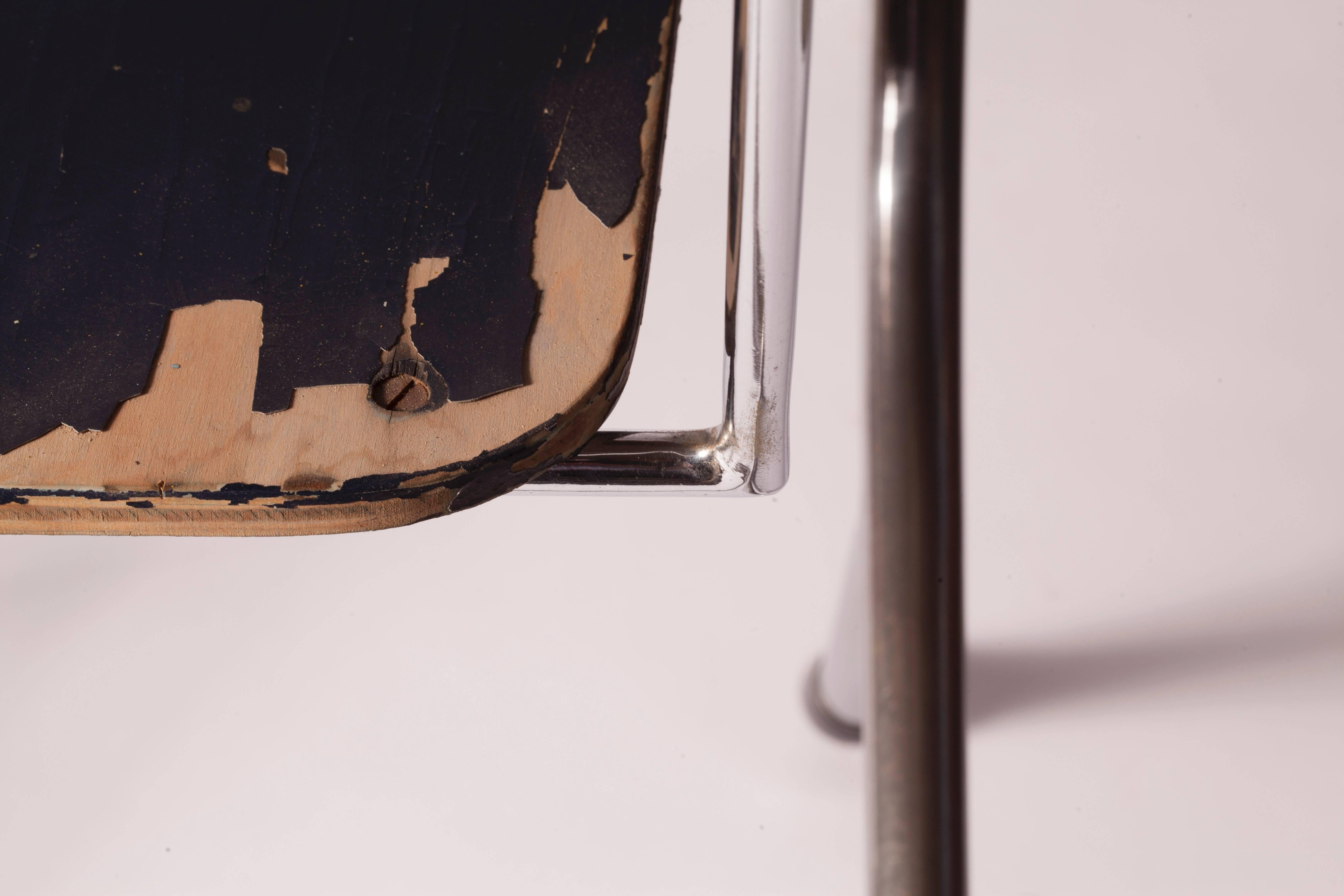 Painted Paul Schuitema and D3, Chrome-Plated Chair Model 32, 1932 For Sale
