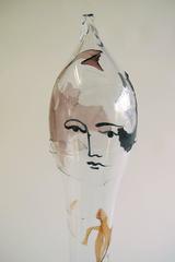 Unique Glass Sculpture Designed by Willem Heesen, Executed by De Oude Horn