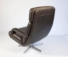 Leather Lounge Chair 'Don' by Bernd Münzebrock for Walter Knoll, 1970s