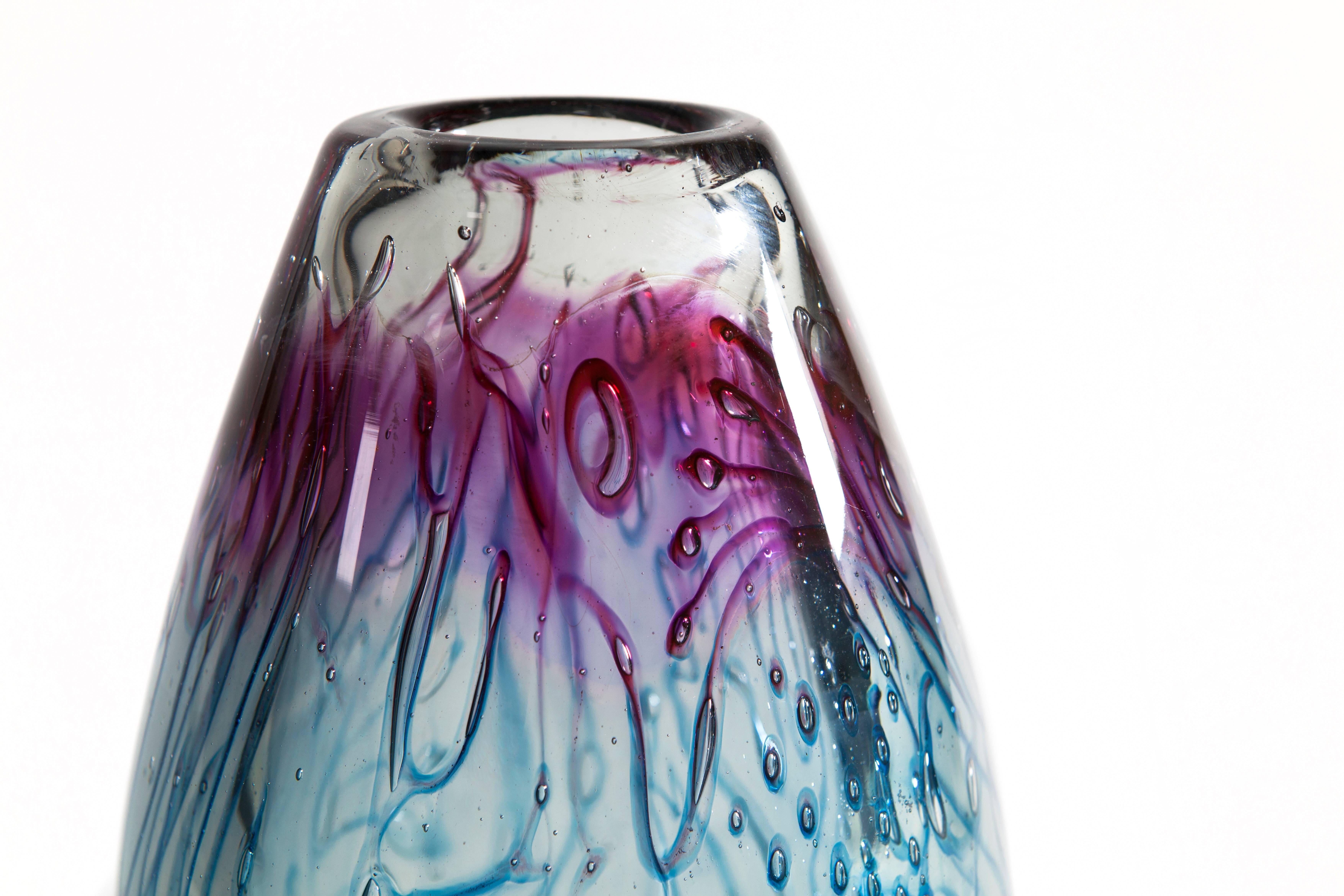 Art Glass One-Off Masterpiece in Glass: Leerdam Unica by A.D. Copier, 1952