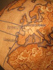 Stained Glass Lamp attributed to Willem Bogtman