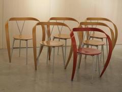 Five "Revers" Armchairs by Andrea Branzi for Cassina, 1993