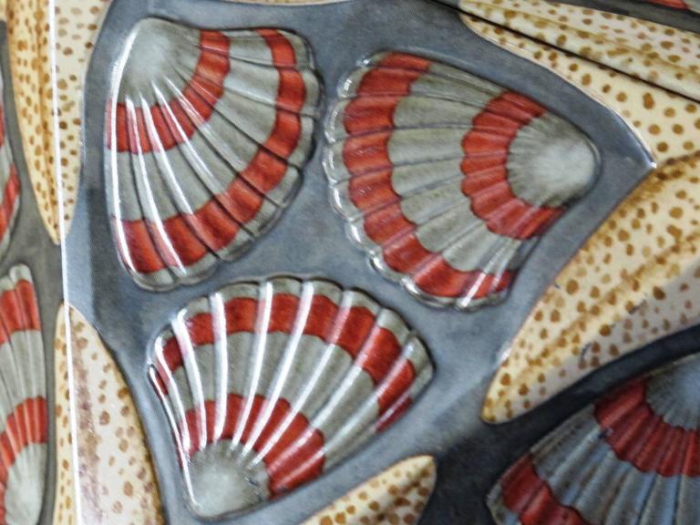 M.C. Escher, Tin Box Icosaeder, Decorated with Starfish and Seashells ...