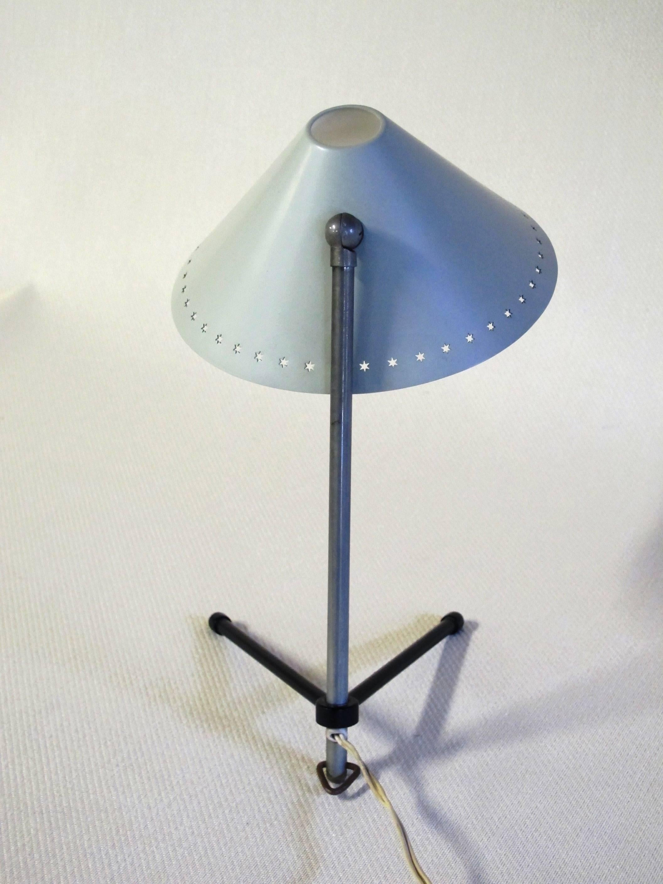 Mid-Century Modern Pinocchio Lamp by H. Busquet for Hala Zeist, 1950s For Sale