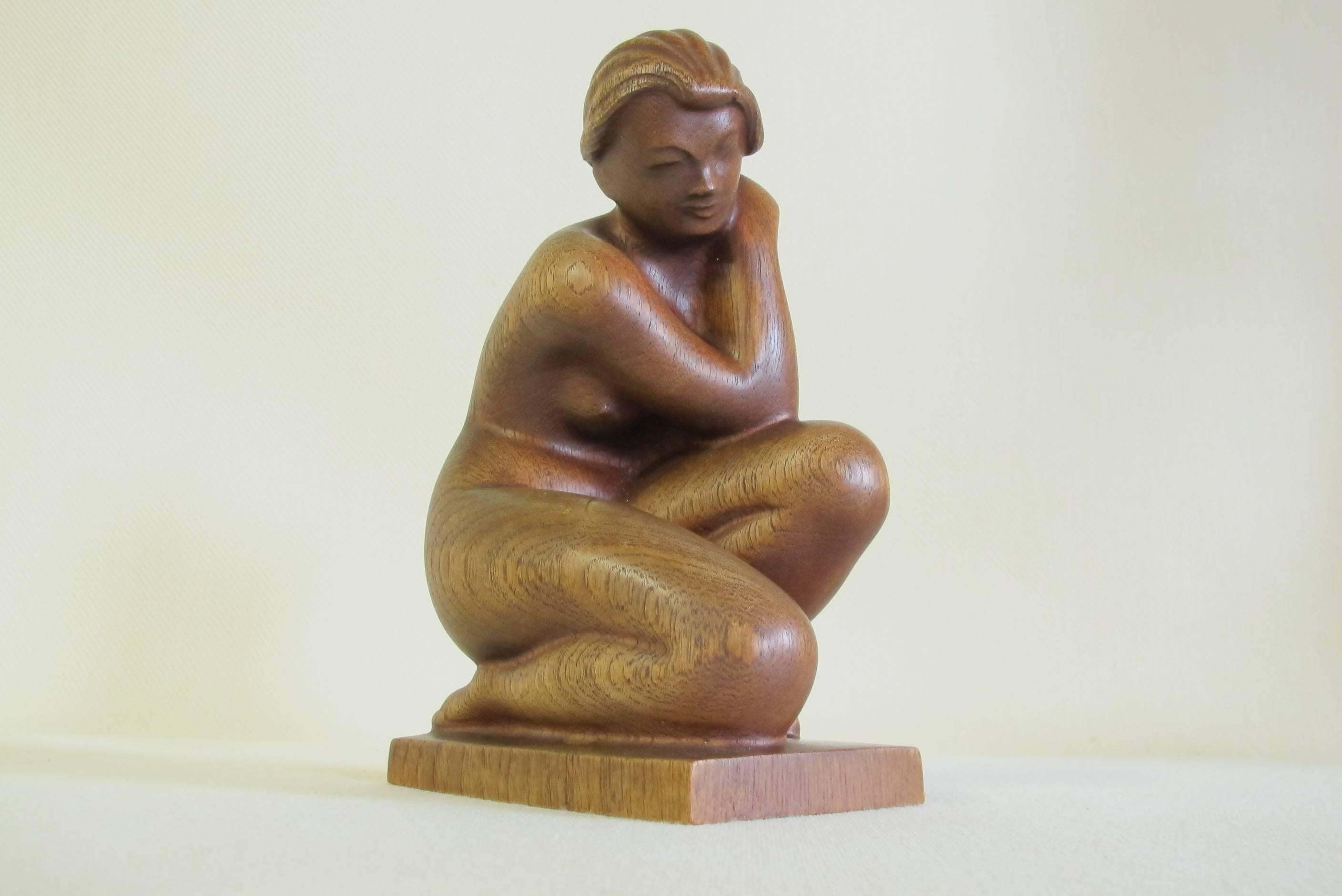 Kurt Harald Isenstein, 'Nude Seated Woman, ' Sculpture In Excellent Condition In Amstelveen, NL