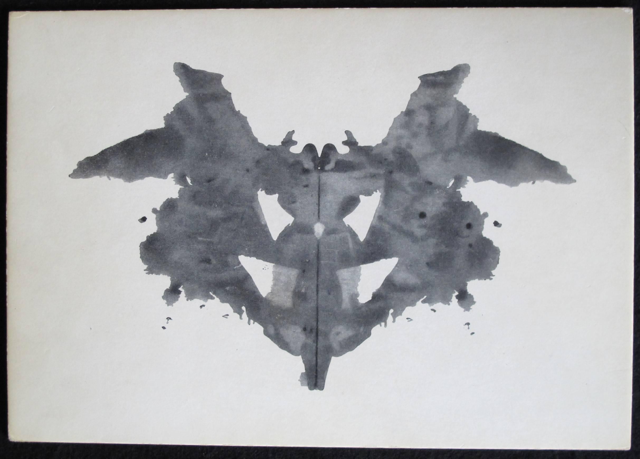 Mid-Century Modern Hermann Rorschach, Psychodiagnostics, Plates, Medizinischer Verlag, Hens Huber