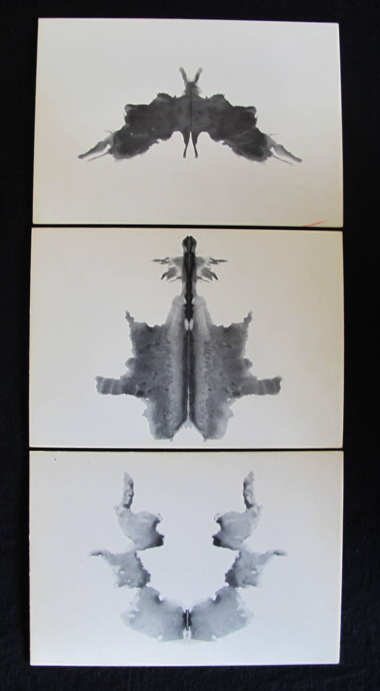 Hermann Rorschach, Psychodiagnostics, Plates, Medizinischer Verlag, Hens Huber In Good Condition In Amstelveen, NL