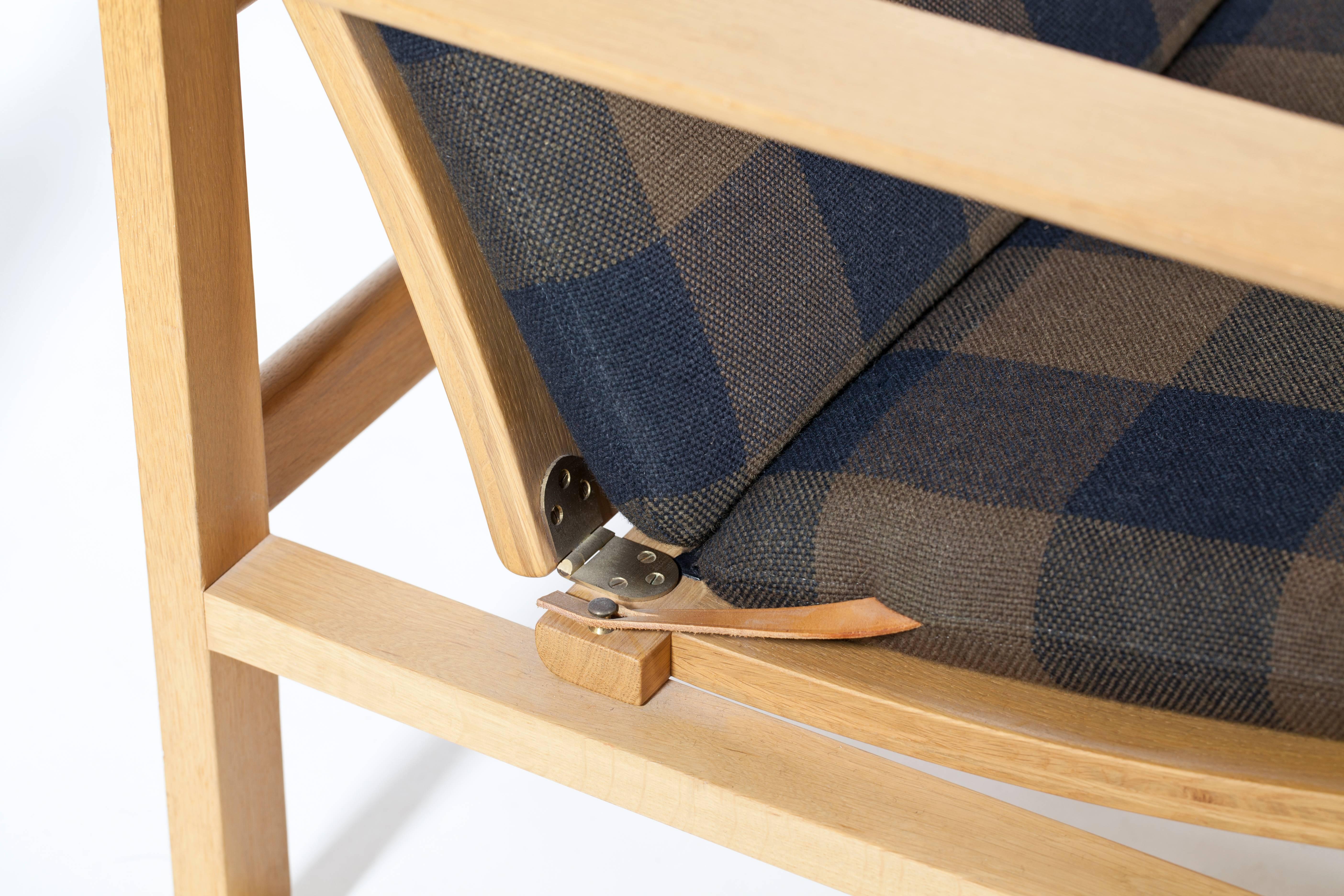 Børge Mogensen, Pair of Oak Armchairs for Fredericia Stole Fabrik, 1956 3