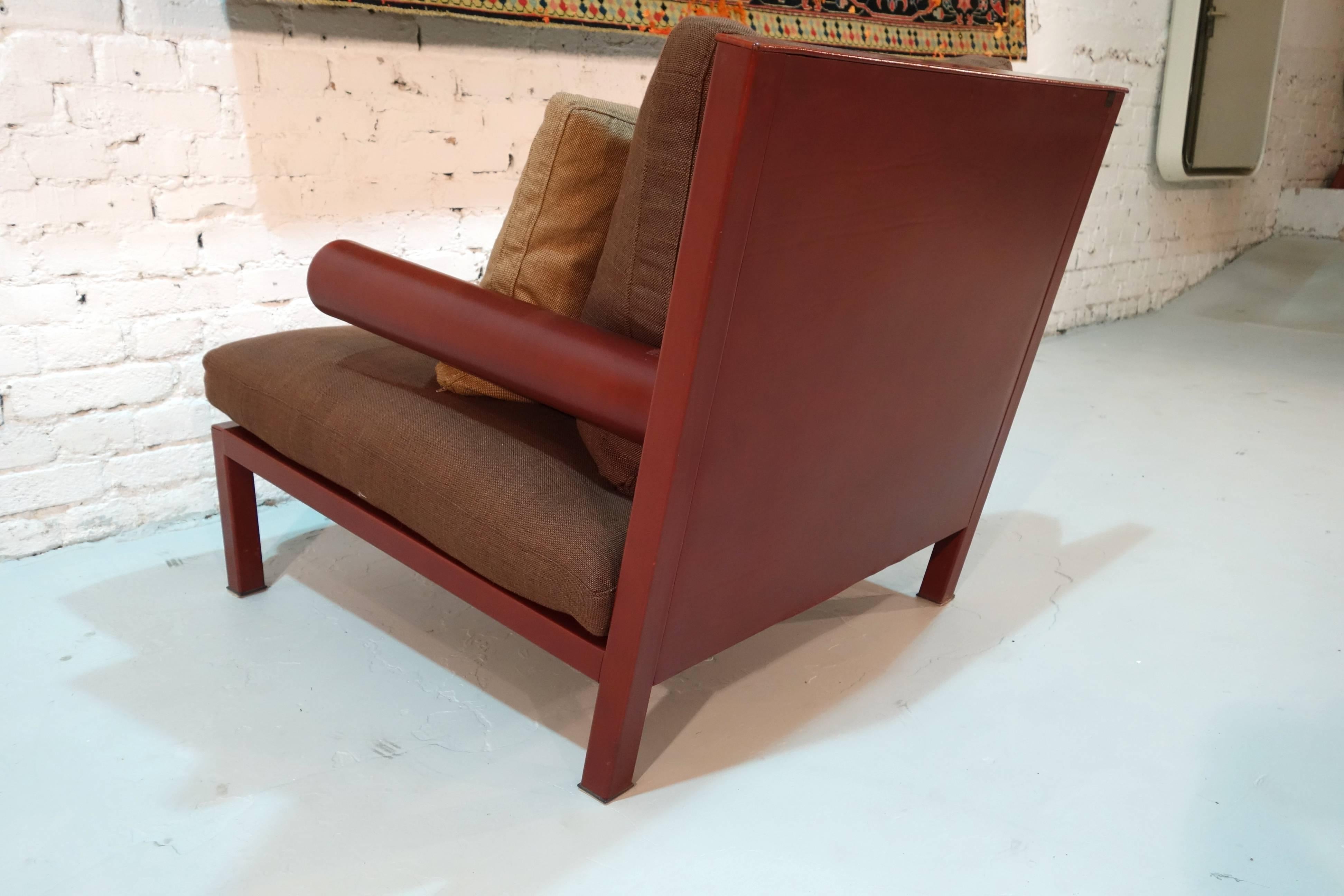 Mid-Century Modern Large Pair of Armchairs 'Baisity' by Antonio Citterio for B&B For Sale