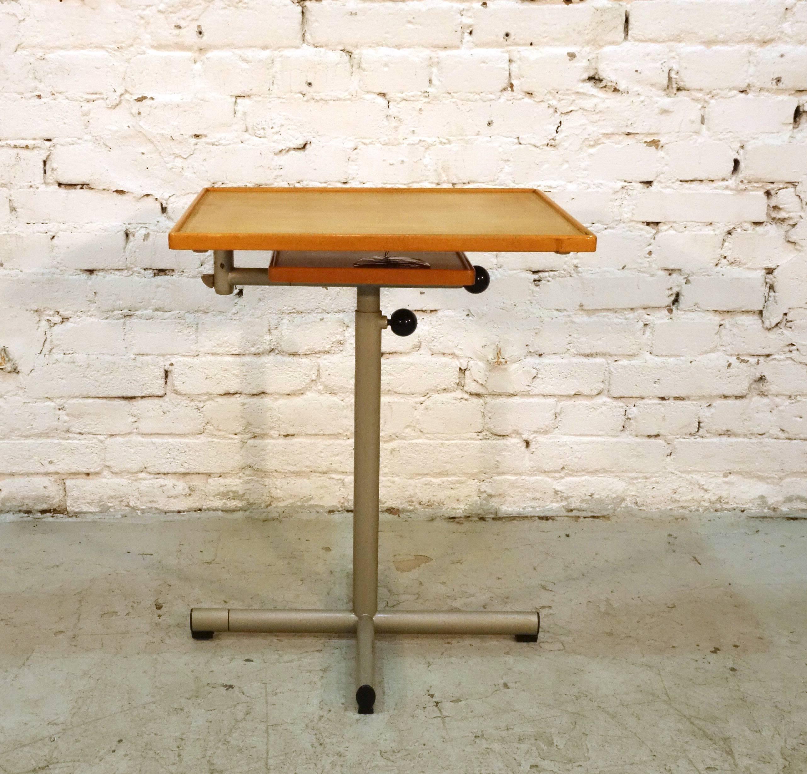Mid-Century Modern Adjustable Table 