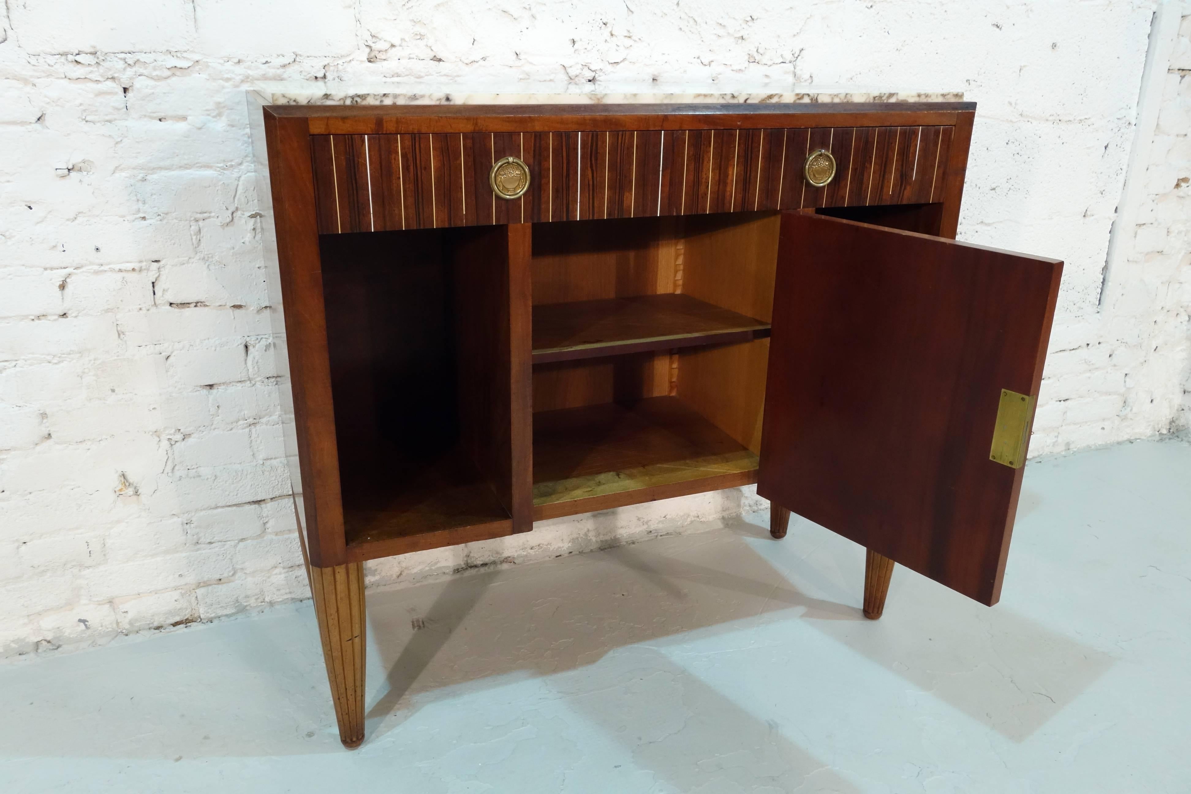 Mahogany Signed French Art Deco Dresser by Roche