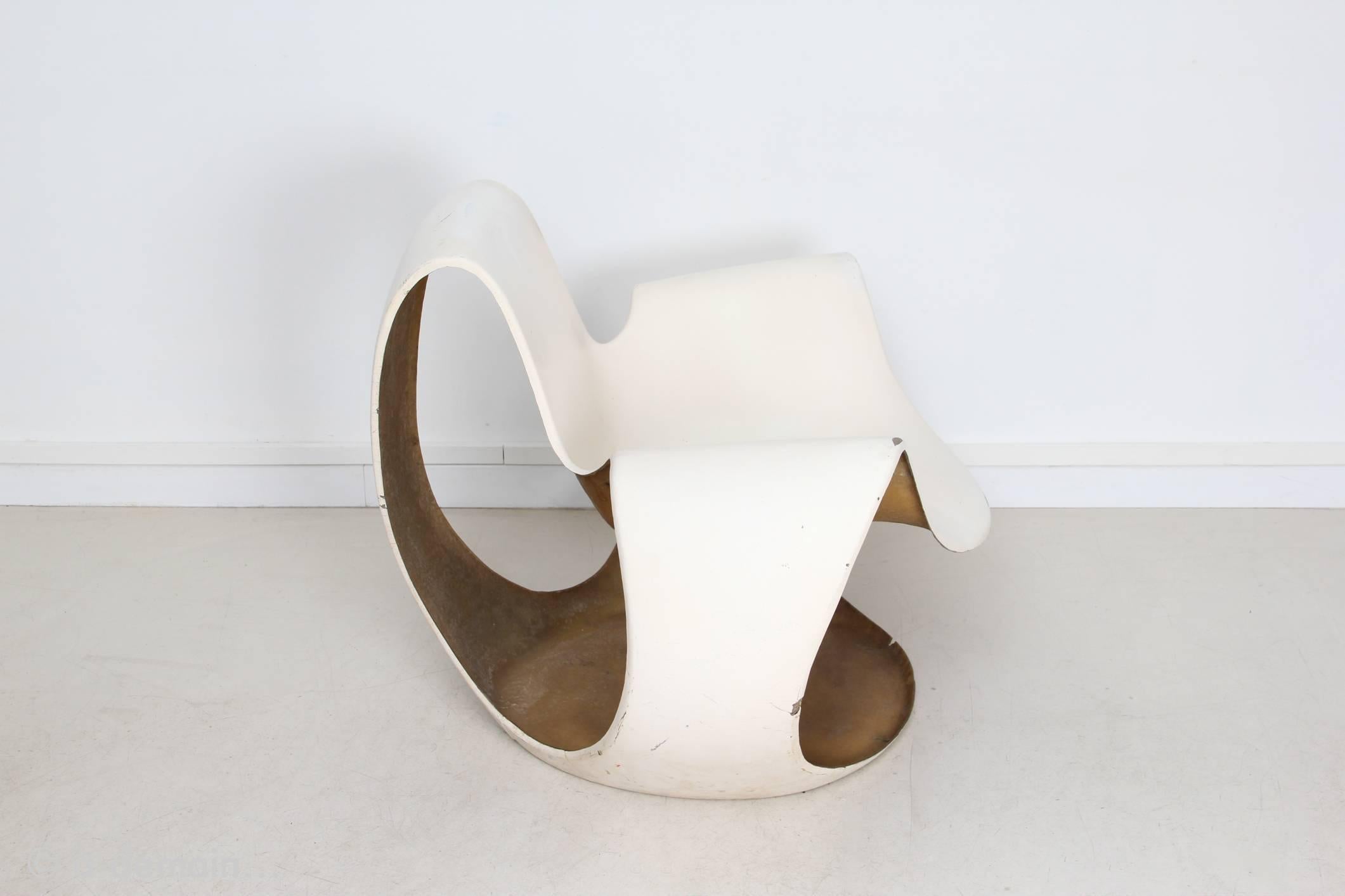 French Albatros Chair Designed by Danielle Quarante Ed. Airborne from 1969