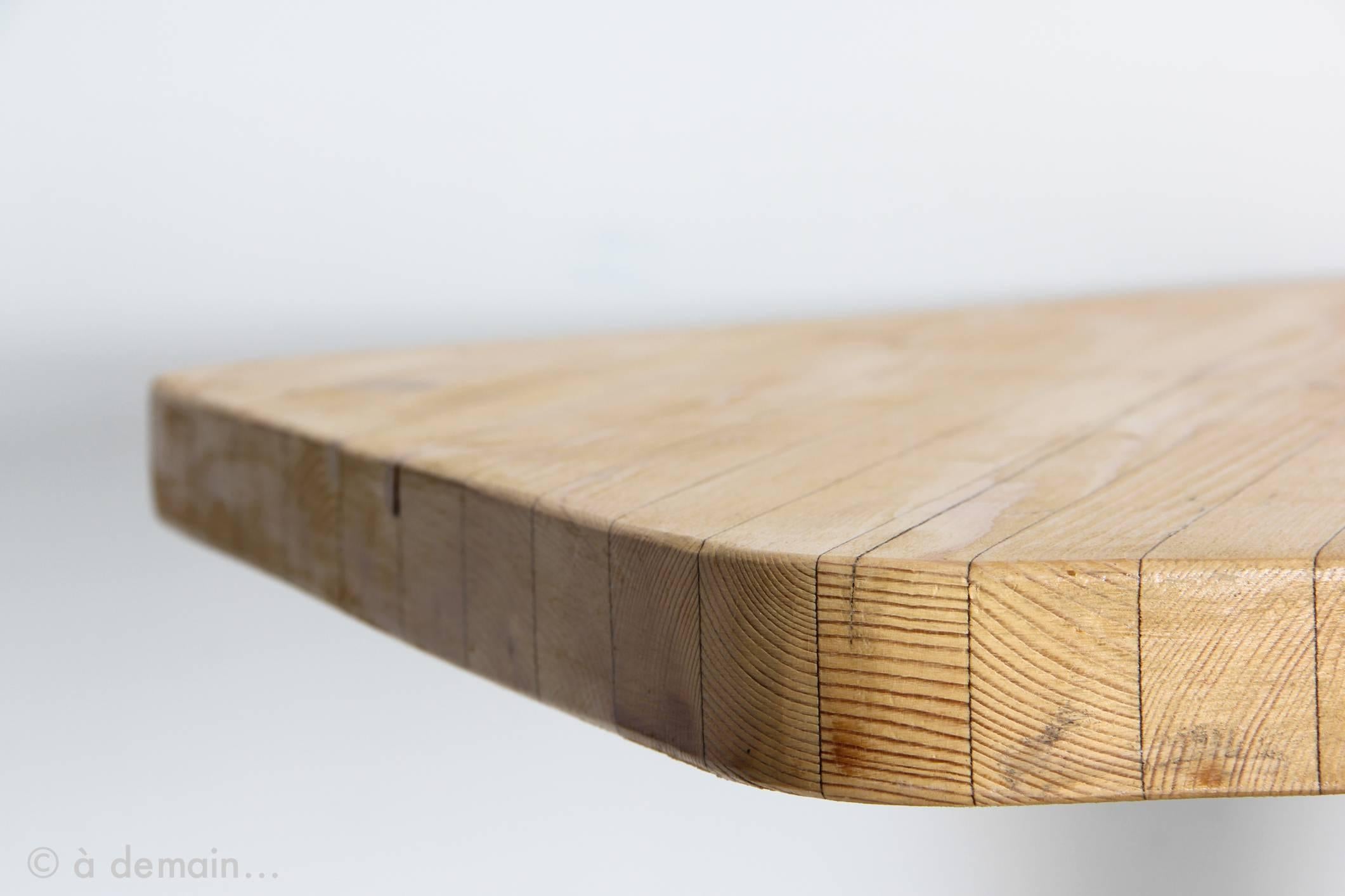 Charlotte Perriand Pentagonal Dining Table from the 1960s 1