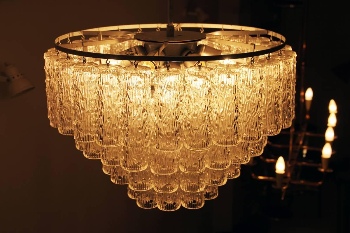 20th Century Ceiling Light in Glass by Venini, 1960s