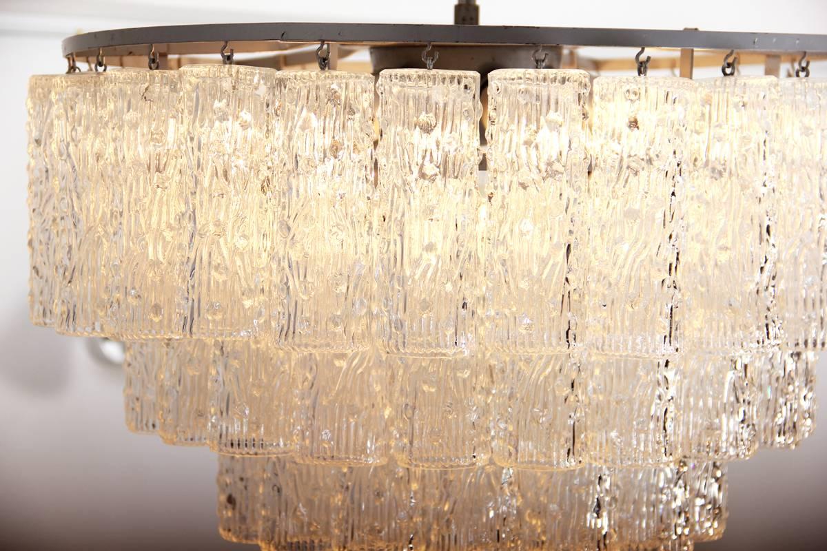 Mid-Century Modern Ceiling Light in Glass by Venini, 1960s