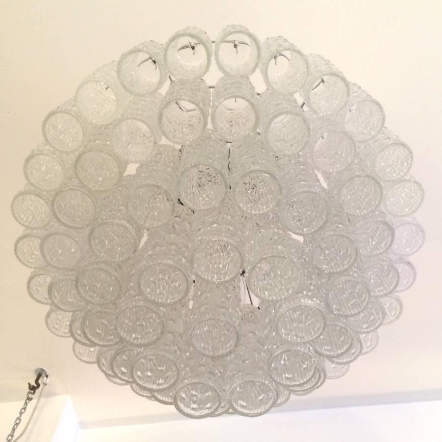 Ceiling Light in Glass by Venini, 1960s 1