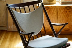 Fauteuil à bascule danois Frank Reenskaug, modèle 182, pour Bramin