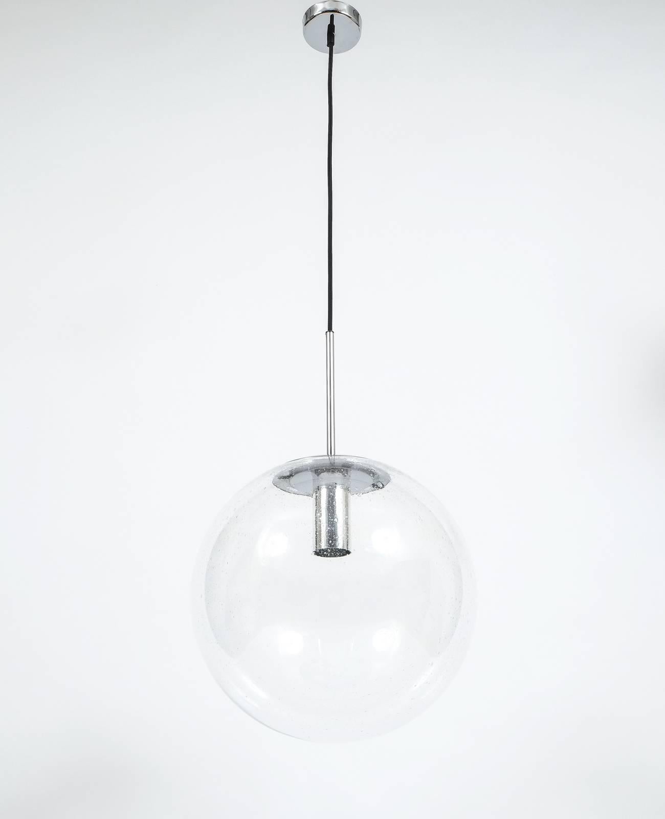 glass ball ceiling light