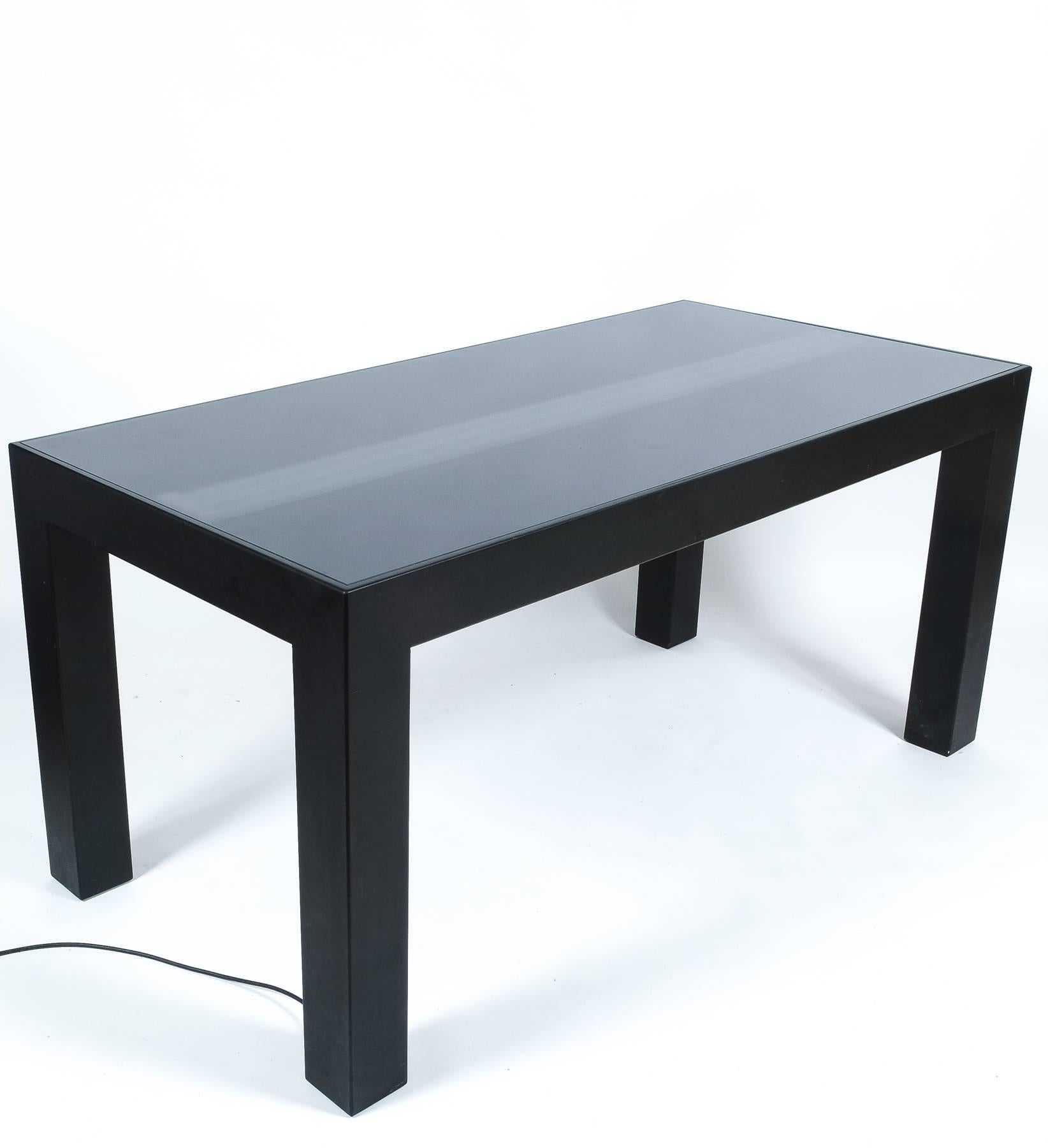 Steel Johanna Grawunder Illuminated Dining Table by  for Post-Design, 2001 For Sale