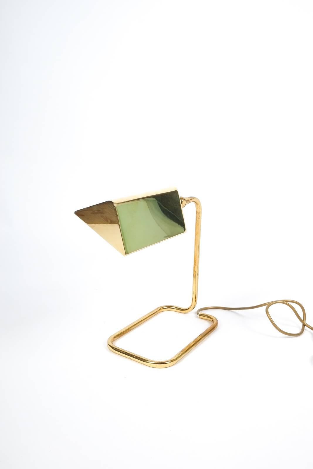 Gorgeous Brass Table Lamp by Koch Lowy, Germany 1