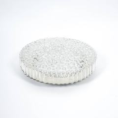 One of Three Large Staff Bubble Glass Flush Mounts Lamps Ceiling Lights, 1960