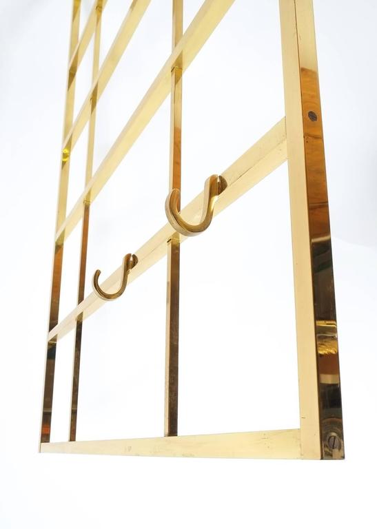 Elegant Brass Coat Rack by Tjerk Reijenga at 1stDibs