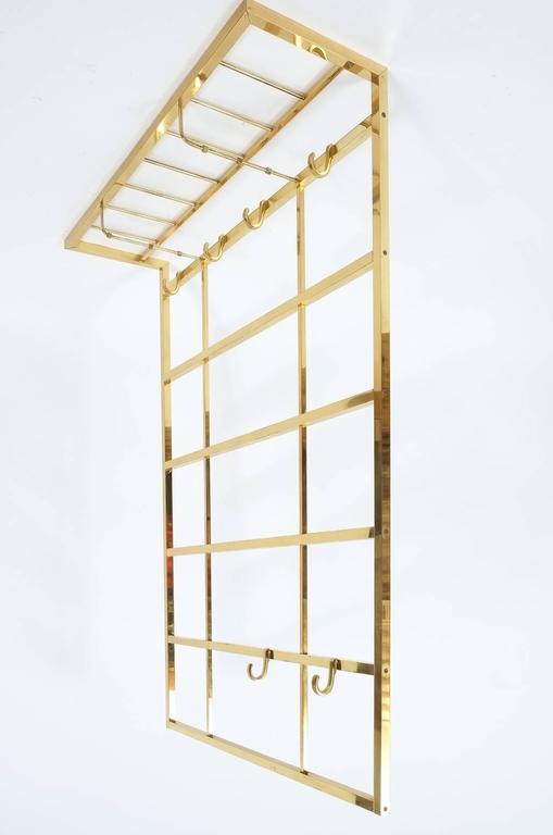 Elegant Brass Coat Rack by Tjerk Reijenga at 1stDibs