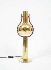 Pair of Articulate Refurbished Brass Desk Lamps by Staff, Germany, 1970