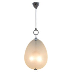 Max Ingrand Pendant Lamp by Fontana Arte, Brass and Glass, Italy, 1960