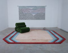 Wandteppich mit Naturmotiv „Arazzo“, Baumwolle im Siebdruckverfahren, Enzo Mari 1993