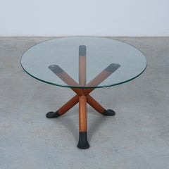 Tavolino a treppiede di Pietro Chiesa per Fontana Arte, Milano, 1940 circa
