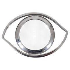 Hermès Cleopatra Lupe, versilbert, Vintage-Schreibtischaccessoire, 1960